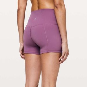 Lululemon In Movement Short *4" Vintage Plum Size 2